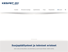 Tablet Screenshot of kespet.fi
